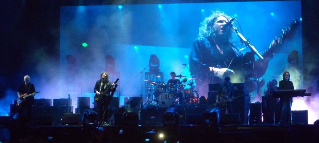 The Cure en Asunción, durante la noche del martes 9 de abril de 2013. Fotografía: blogdeonda.com.