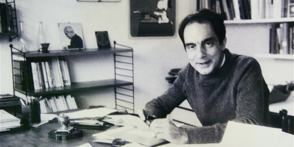 Italo Calvino. Fotografía que formó parte de la muestra I libri degli altri, de 2013. 