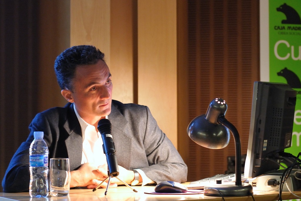 Antonio Ansón en el ciclo de charlas Iconos, maestros de la fotografía en imágenes. Madrid.